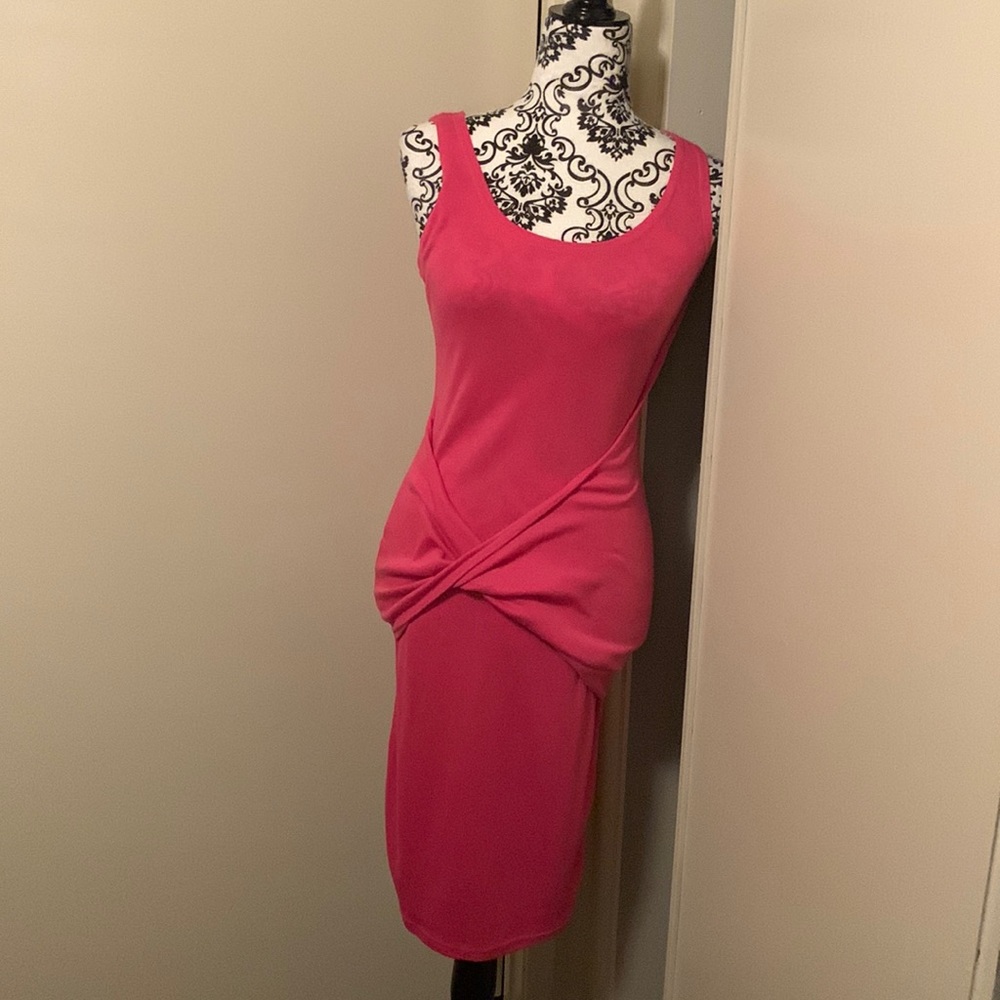 Pink cotton dress